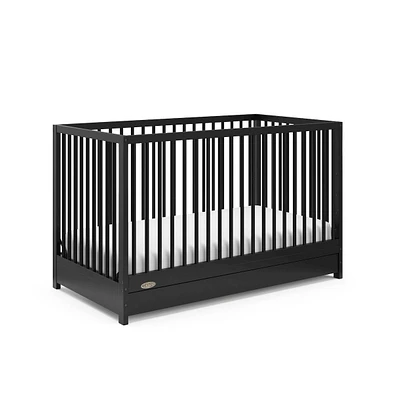 Graco Teddi 5-in-1 Convertible Crib with Drawer - Black