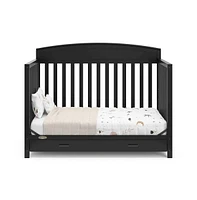 Graco Benton 5-in-1 Convertible Crib with Drawer (Black)