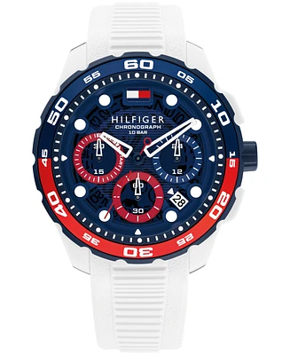 Tommy Hilfiger Men's Chronograph Silicone Strap Watch