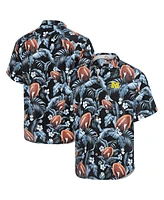 Tommy Bahama Men's Navy Michigan Wolverines Veracruz Cay First Down Blooms Button-Up Shirt