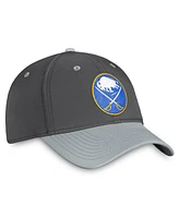 Fanatics Men's Charcoal Buffalo Sabres Authentic Pro Training Camp Flex Hat