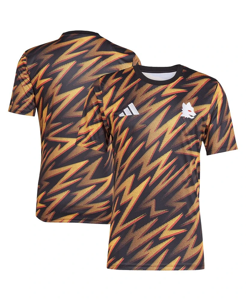 Adidas Men's Black As Roma 2025/26 Aeroready Pre-Match Jersey