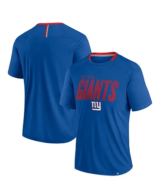Fanatics Men's Royal New York Giants Defender Fade Slant T-Shirt