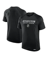 Fanatics Men's Black Nhl Authentic Pro Rink Tech T-Shirt