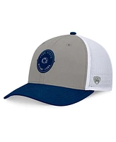 Top of the World Men's Gray/Navy Penn State Nittany Lions Rob Trucker Adjustable Hat