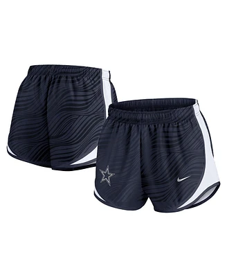 Nike Women's Navy Dallas Cowboys Tempo Performance Shorts