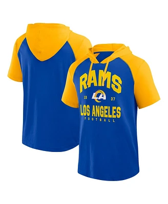 Logo Athletic Men's Royal Los Angeles Rams Prime Hoodie T-Shirt