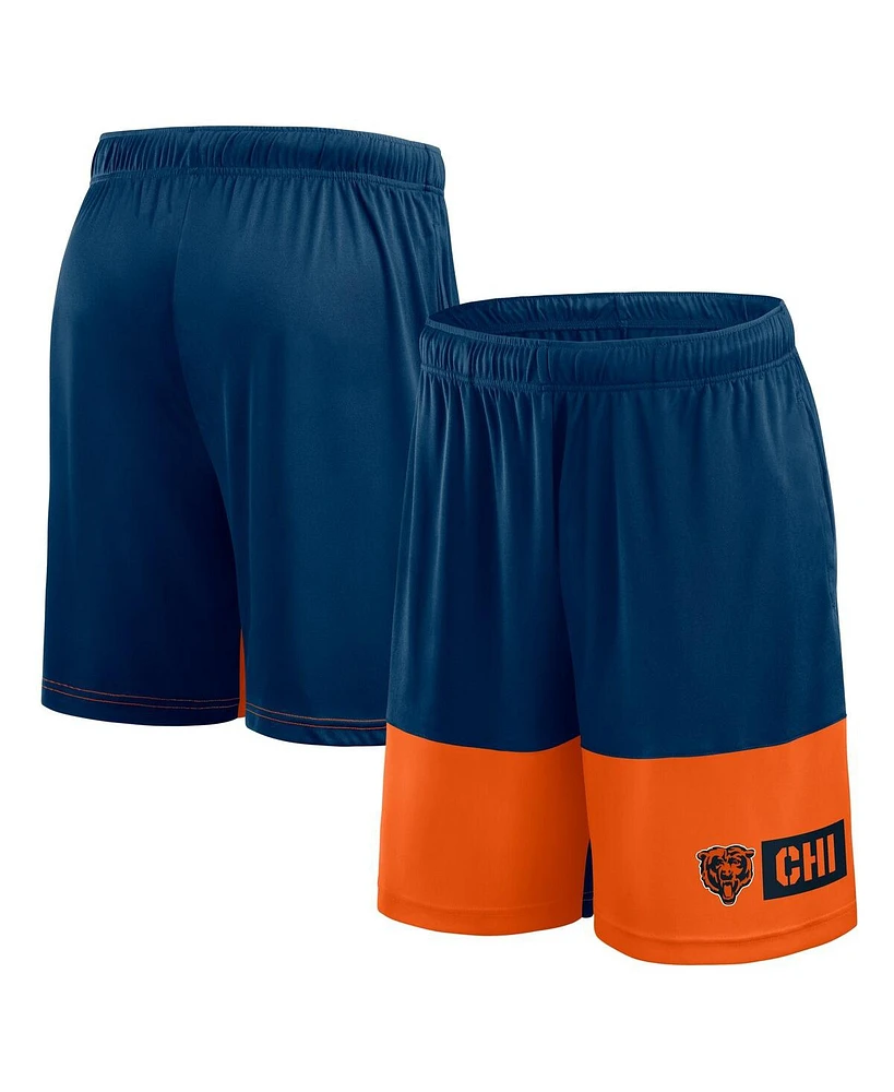 Logo Athletic Men's Navy Chicago Bears Best of the Shorts