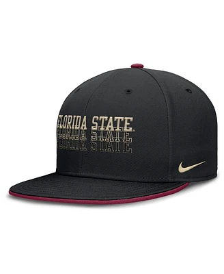 Nike Men's Black Florida State Seminoles True Primetime Performance Fitted Hat