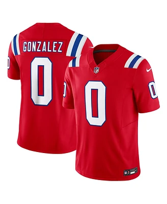 Nike Men's Christian Gonzalez Red New England Patriots Alternate Vapor F.u.s.e. Limited Jersey