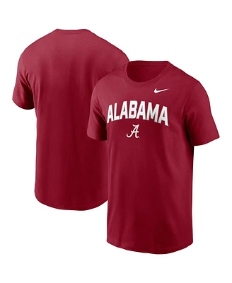 Nike Men's Crimson Alabama Tide Primetime Arch Stack T-Shirt