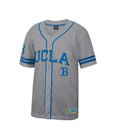 Colosseum Men's Gray Ucla Bruins Free Spirited Baseball Jersey