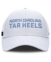 Nike Men's White North Carolina Tar Heels Rise Practice Adjustable Hat