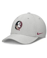 Nike Men's Gray Florida State Seminoles Rise Practice Performance Adjustable Hat