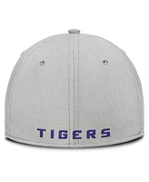 Nike Men's Gray Lsu Tigers Rise Practice Performance Adjustable Hat