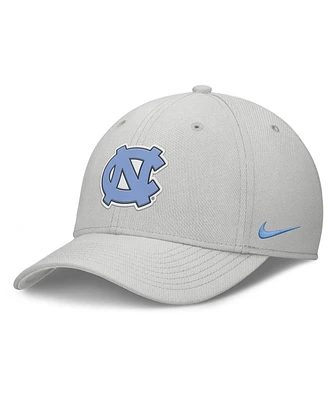 Nike Men's Gray North Carolina Tar Heels Rise Practice Performance Adjustable Hat