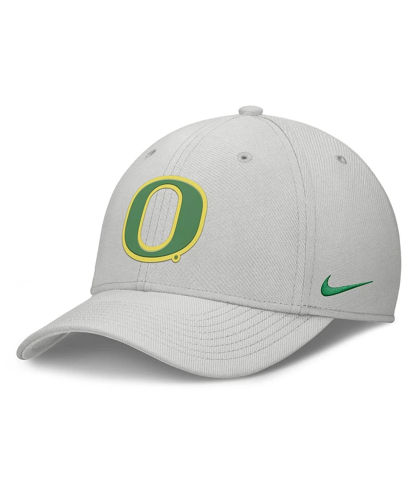 Nike Men's Gray Oregon Ducks Rise Practice Performance Adjustable Hat
