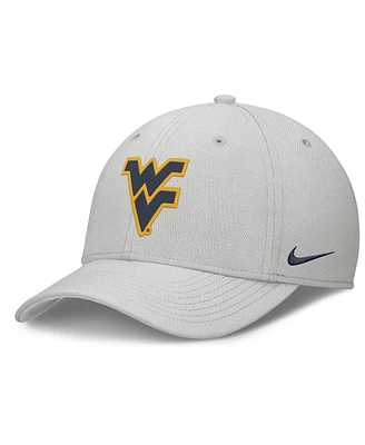 Nike Men's Gray West Virginia Mountaineers Rise Practice Performance Adjustable Hat