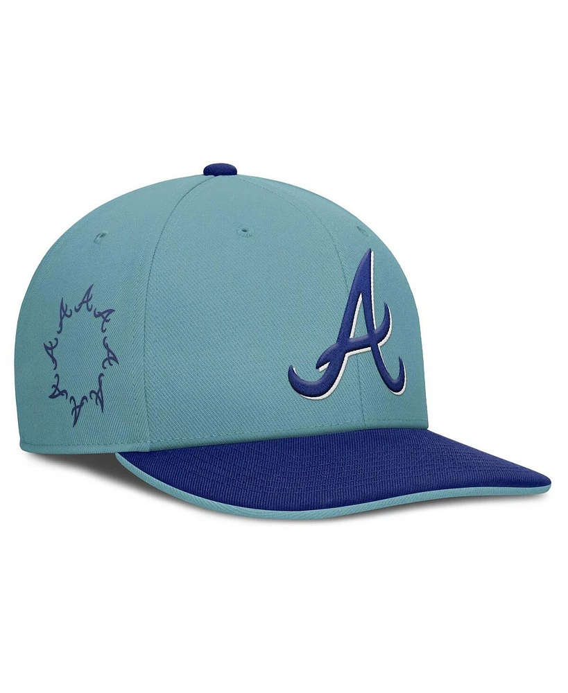 Nike Men's Turquoise Atlanta Braves Father's Day Pro Performance Snapback Hat