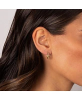 Solid Mariner Link Huggie Earring 14K