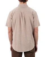 Hurley Men's Slub Short Sleeve Shirt