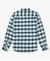 Hurley Men's Portland Stretch Flannel Long Sleeve Shirt