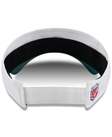 New Era Men's White/Midnight Green Philadelphia Eagles 2025 Nfl Training Camp Adjustable Visor Hat