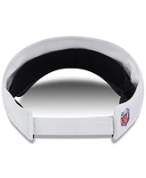 New Era Men's White/Black Las Vegas Raiders 2025 Nfl Training Camp Adjustable Visor Hat