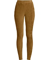 Lands' End Women's Sport Knit High Rise Corduroy Leggings