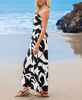 Cupshe Women's Shadow Dance Abstract Jumpsuit