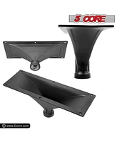 5Core Screw On Compression Driver Horn Tweeter Throat 4X10 4Pcs Heavy Duty Construction