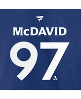 Fanatics Men's Connor McDavid Royal Edmonton Oilers 2025 Stanley Cup Final Name Number T-Shirt