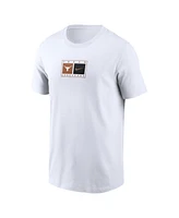Nike Men's White Texas Longhorns Campus Logo Swoosh T-Shirt