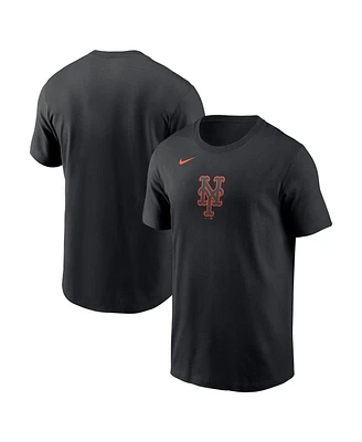 Nike Men's Black New York Mets Color Pop T-Shirt