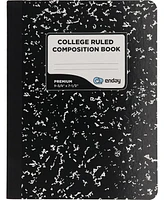 Enday Composition Notebooks College Ruled Paper, Pink Hard Cover Notebook, Premium Lined Books, 100 Sheets Notebook