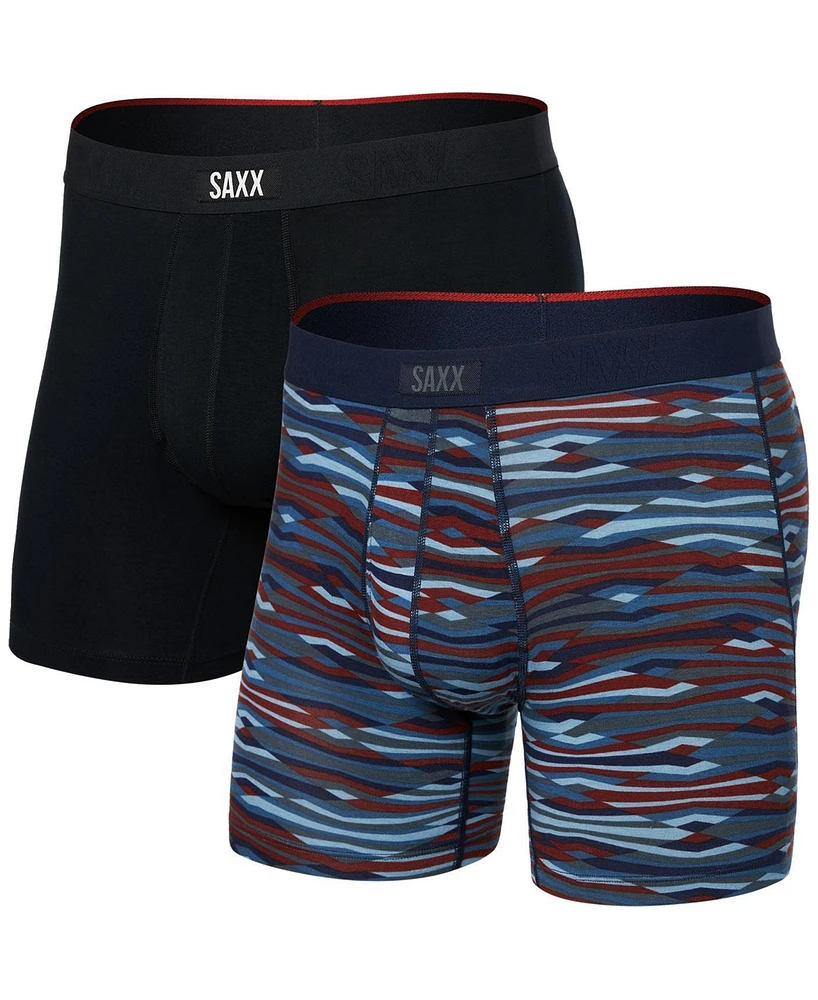 Saxx Men's Vibe Xtra Soft Comfort 2-Pk Boxer Briefs