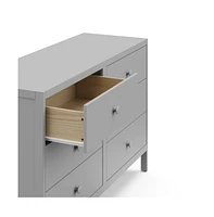 Graco Universal 6 Drawer Dresser - Pebble Gray