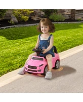 Toddler Ride On Push Car Ages 1-3 with Music Steering Wheel and Under Seat Storage