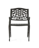 Flynama Outdoor 2 Pieces Aluminium Dining Chairs