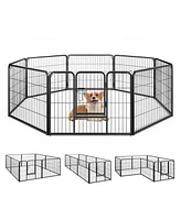 8 Panel 24 Inch Height Pet Fence Indoor Outdoor