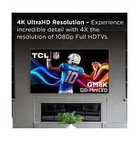 Tcl 75" Class QM8K Series 4K Qd-Mini Led Uhd Hdr Smart Tv (2025) - 75QM8K