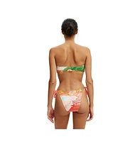 Cotton On Women's Ring Front Bandeau Bikini Top