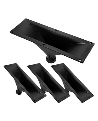 5 Core Waveguide Heavy Duty 3X7" 4Pcs Directivity Tweeter Exit Horn Throat Lens Easy Installation