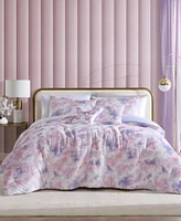 Betsey Johnson Sunset Tie Dye Plush Comforter Set