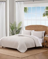 Tommy Bahama Fronds Cotton Reversible 3-Pc. Quilt Set