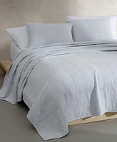 Calvin Klein Cotton Gauze Solid 3-Pc. Quilt Set