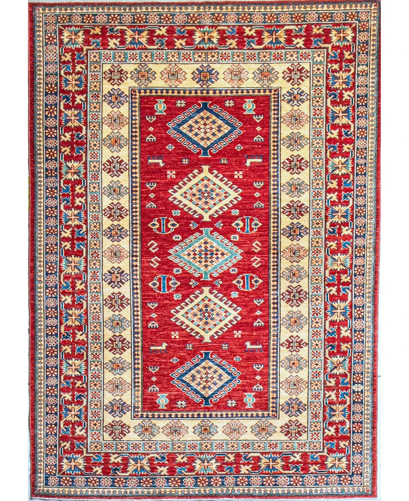 Bashian One of a Kind Fine Kazak 640381 5'9''x8'3'' Area Rug