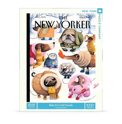 New York Puzzle Company Baby It's Cold Outside 1000 Piece Puzzle