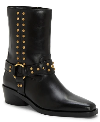 Vince Camuto Women's Roista Studded Western Moto Booties