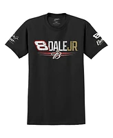 Jr Motorsports Official Team Apparel Men's Black Dale Earnhardt Jr. Budweiser T-Shirt